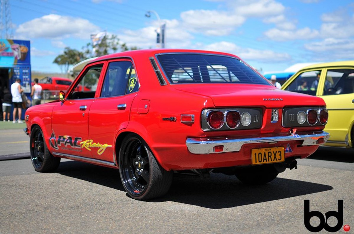 FOR SALE - 1972 MAZDA RX3 SEDAN '10ARX3'. Pac Performance Racing